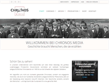 Tablet Screenshot of chronoshistory.de